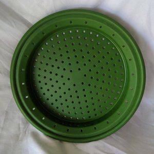 Green Tupperware Microwave Smart Stack Steamer Colander Insert 6509A-4
